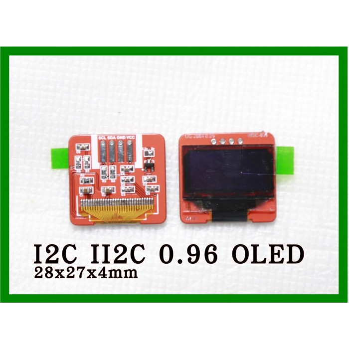 I2C 0.96 White 128x64 OLED ( SSD1306  )