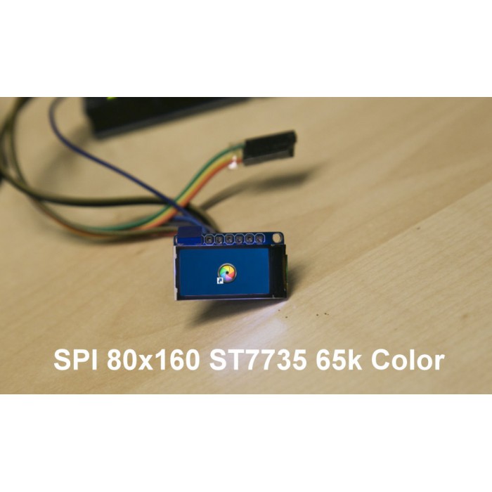 SPI 0.96 160x80 Color TFT (ST7735R)