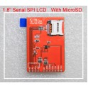 SPI 1.8 128×160  Color TFT (ST7735R)