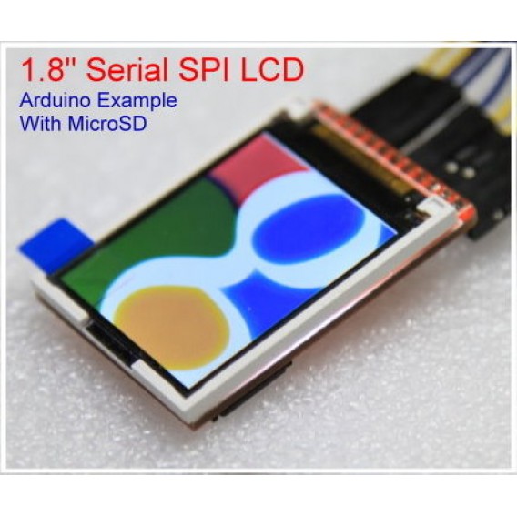 SPI 1.8 128×160  Color TFT (ST7735R)