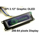 SPI 3.12inch ( 3.2inch) 256x64 Graphic OLED Display