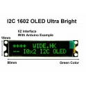 IIC / I2C 1602 16x02 OLED Module Display