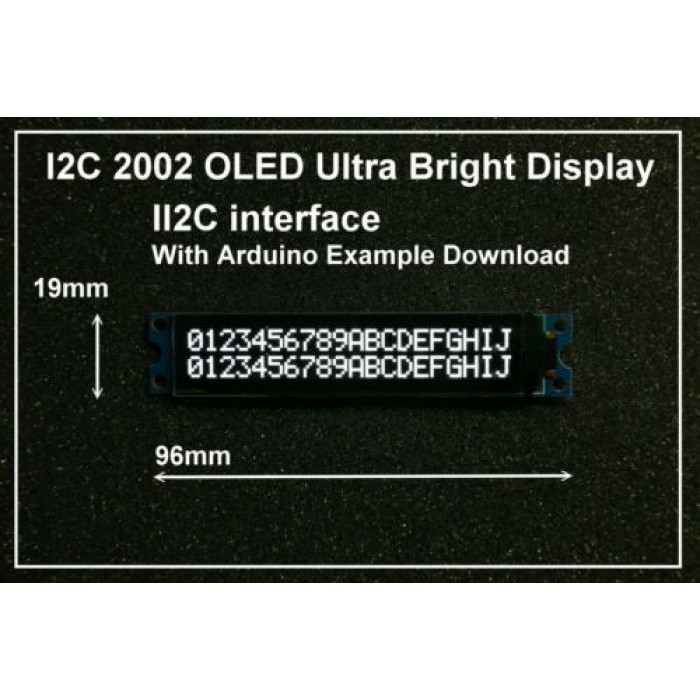 IIC / I2C 2002 20x02 OLED Module Display