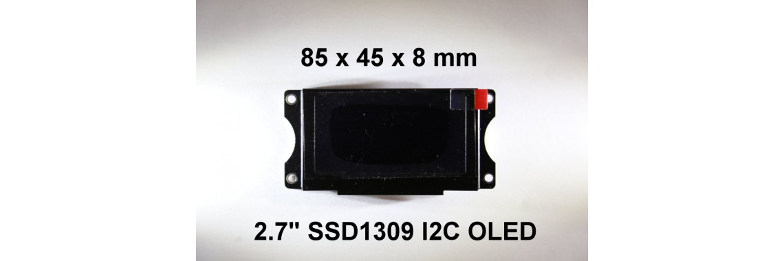 I2C 2.7" SSD1309 OLED 128x64