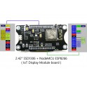 IoT ESP8266 NodeMCU + 2.42" OLED display module Board - White