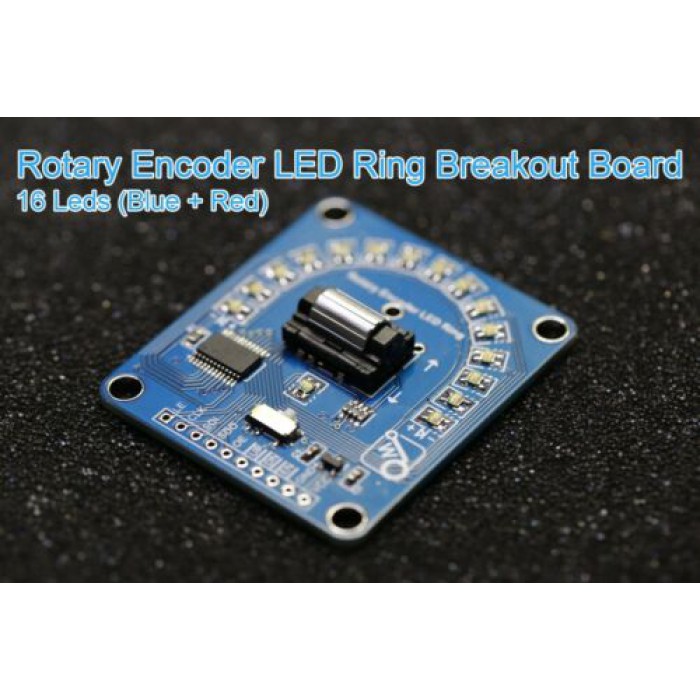 Rotary Encoder LED Ring Breakout Board ( Blue + Red - Two Color )